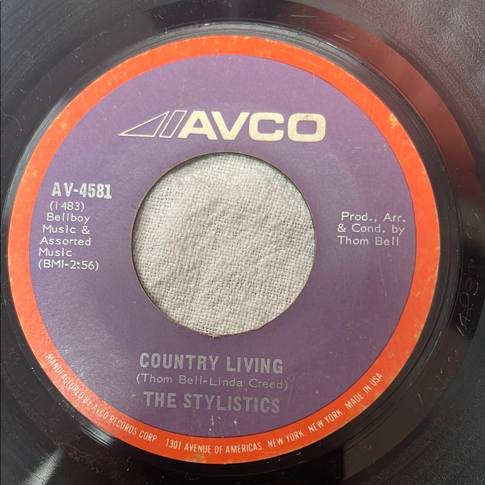 The Stylistics 45 rpm AVCO vintage Vinyl Record - Picture 4 of 4